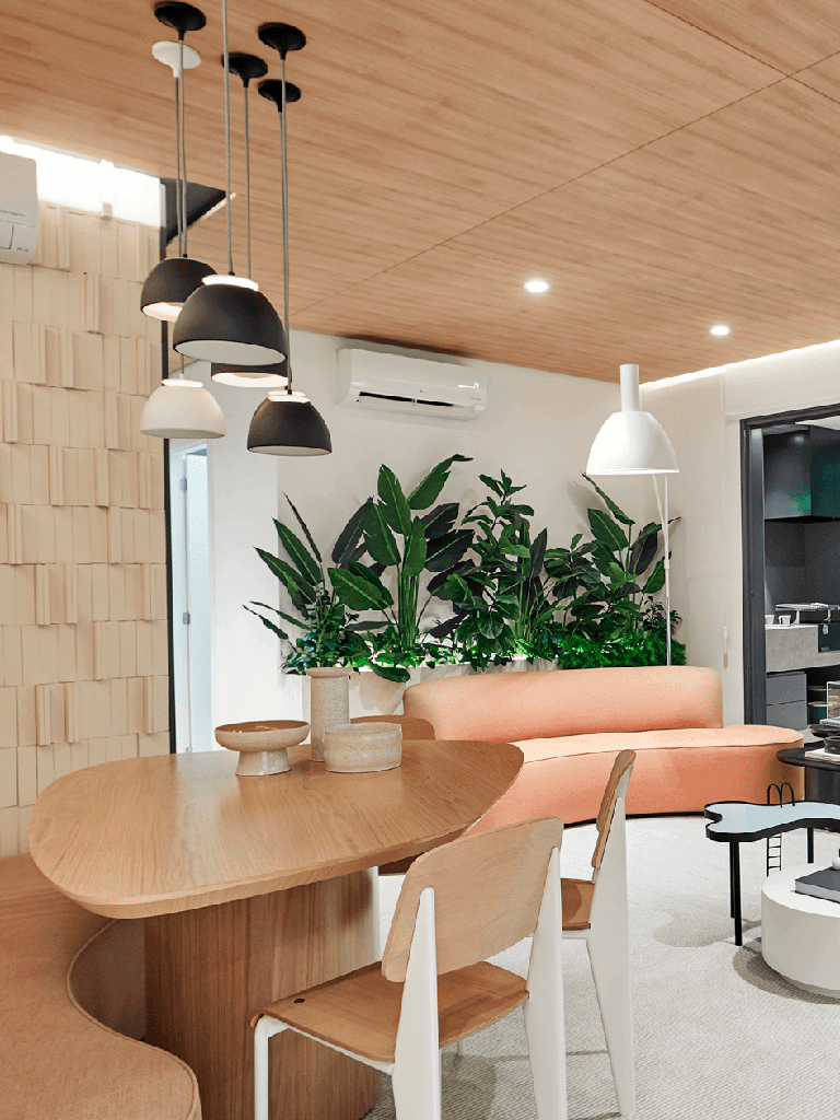 Tranquilidade e frescor são pontos fortes da decoração natural