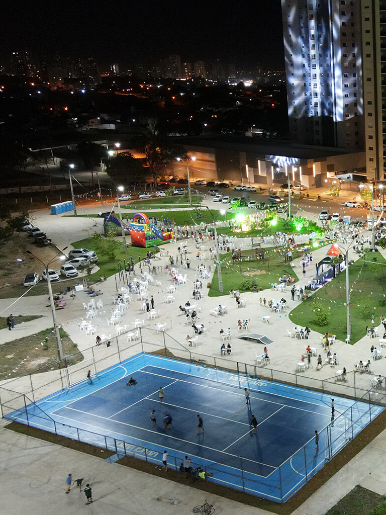 Praça do Bom Clima proporciona qualidade de vida à comunidade em Cuiabá