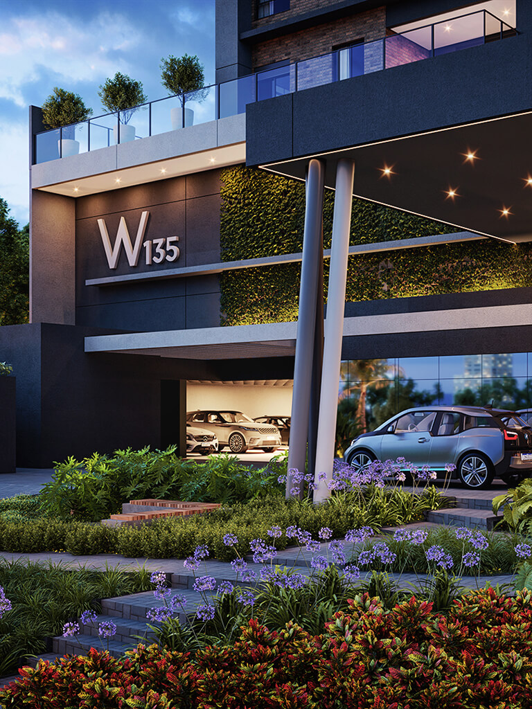 W135 tem inspiração em hotéis boutique para criar uma proposta de morar única