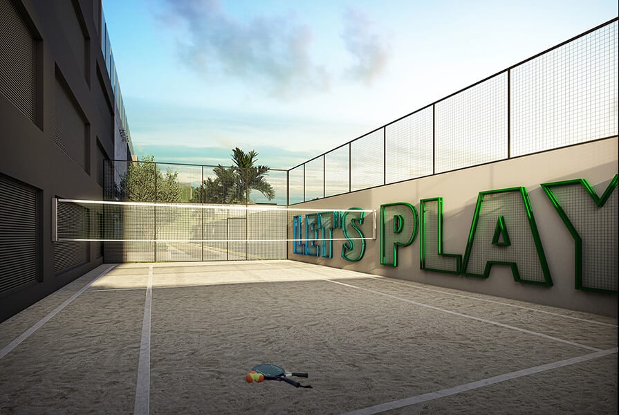 beach tennis do urbanit