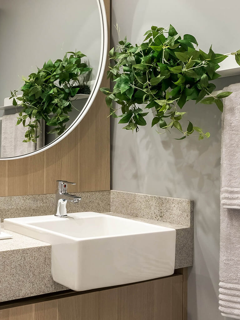 Como decorar seu banheiro com plantas: aprenda com a Vanguard