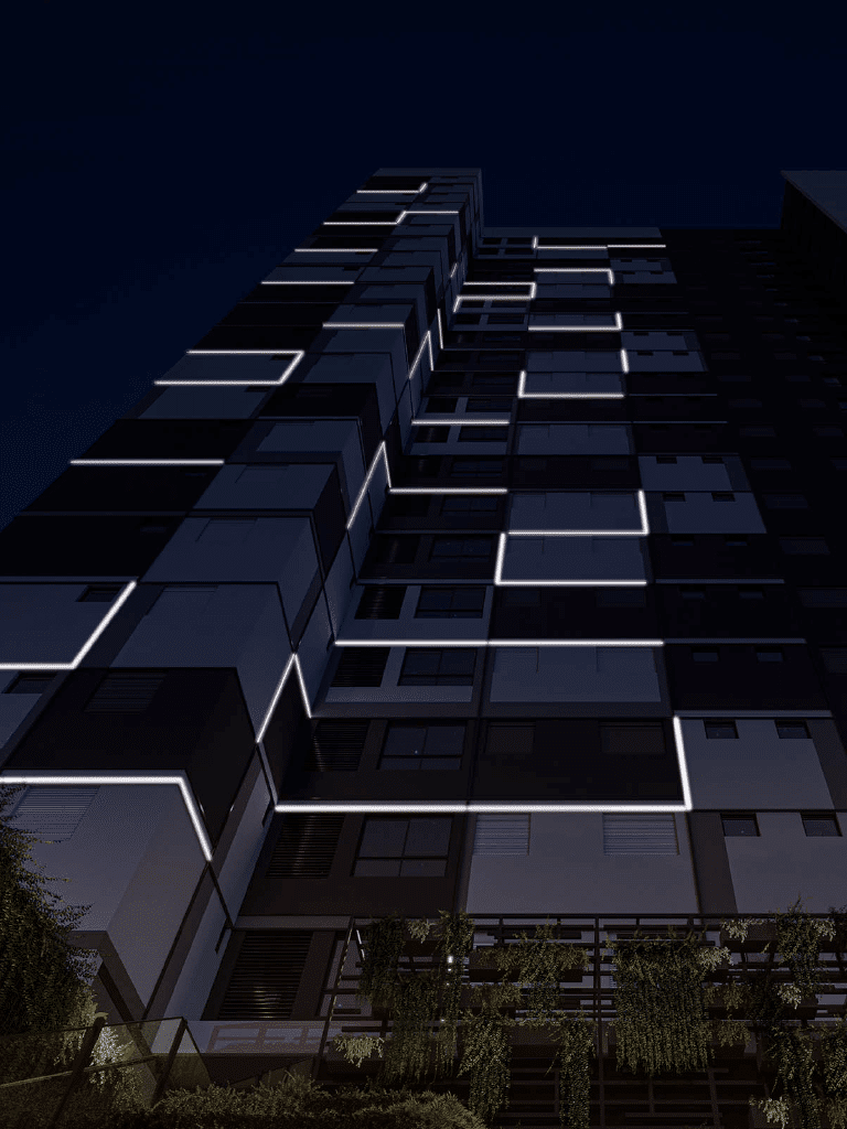 Primeira fachada iluminada em Londrina. Conheça Insight Palhano.