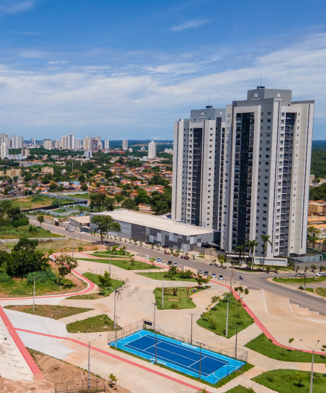 Praça da Vanguard é opção de lazer para famílias e amigos da região