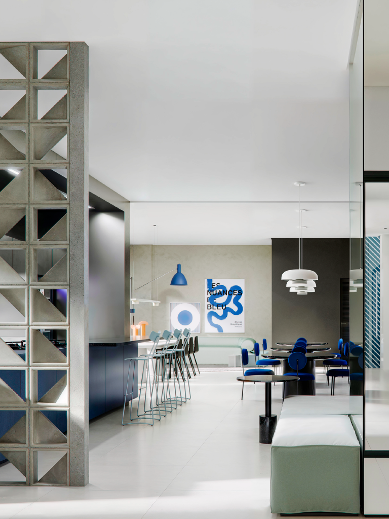 Espaços de lazer contemporâneos celebram a arte no blu.INK, da Vanguard