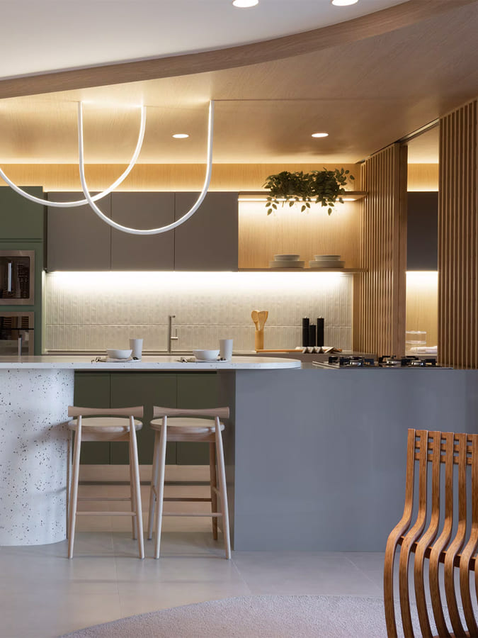 Sala e cozinha em conceito aberto: transforme o lar com estilo