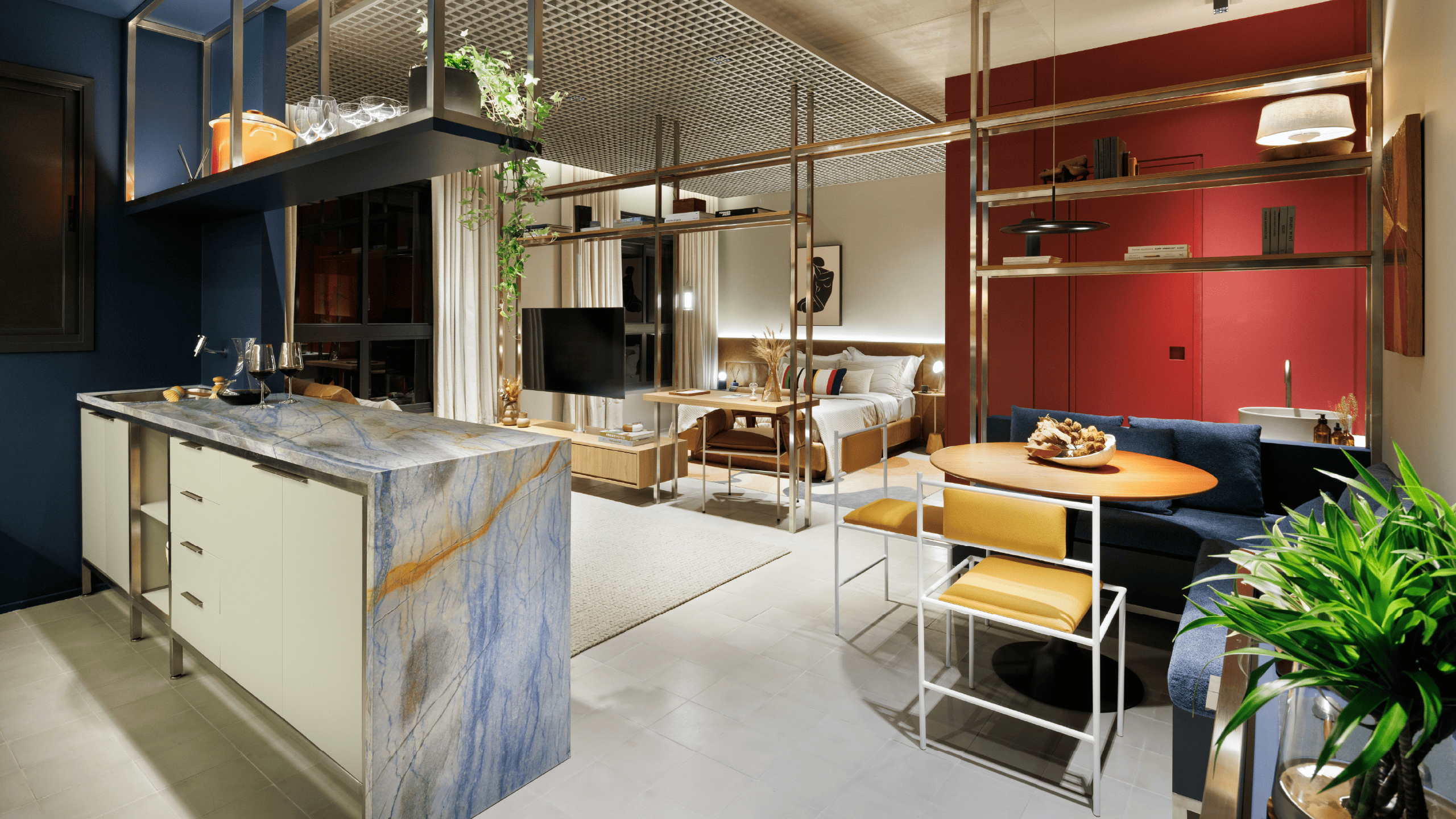 Superlimão assina decorados do Madá e destaca materiais e composições criativas 