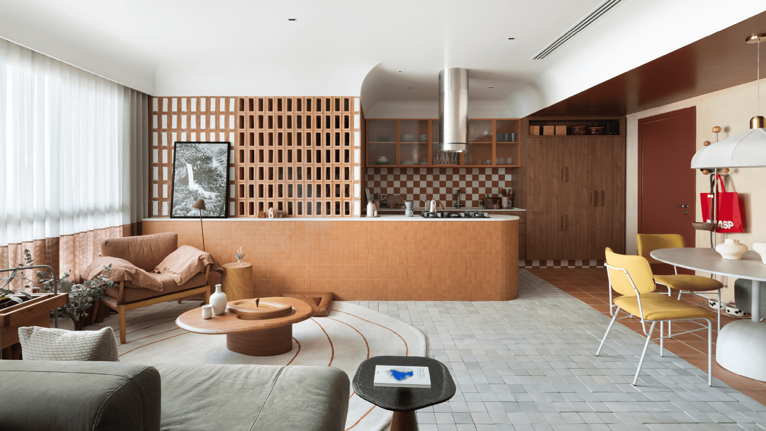 Conviver, receber, trabalhar: conheça os decorados do Ginga